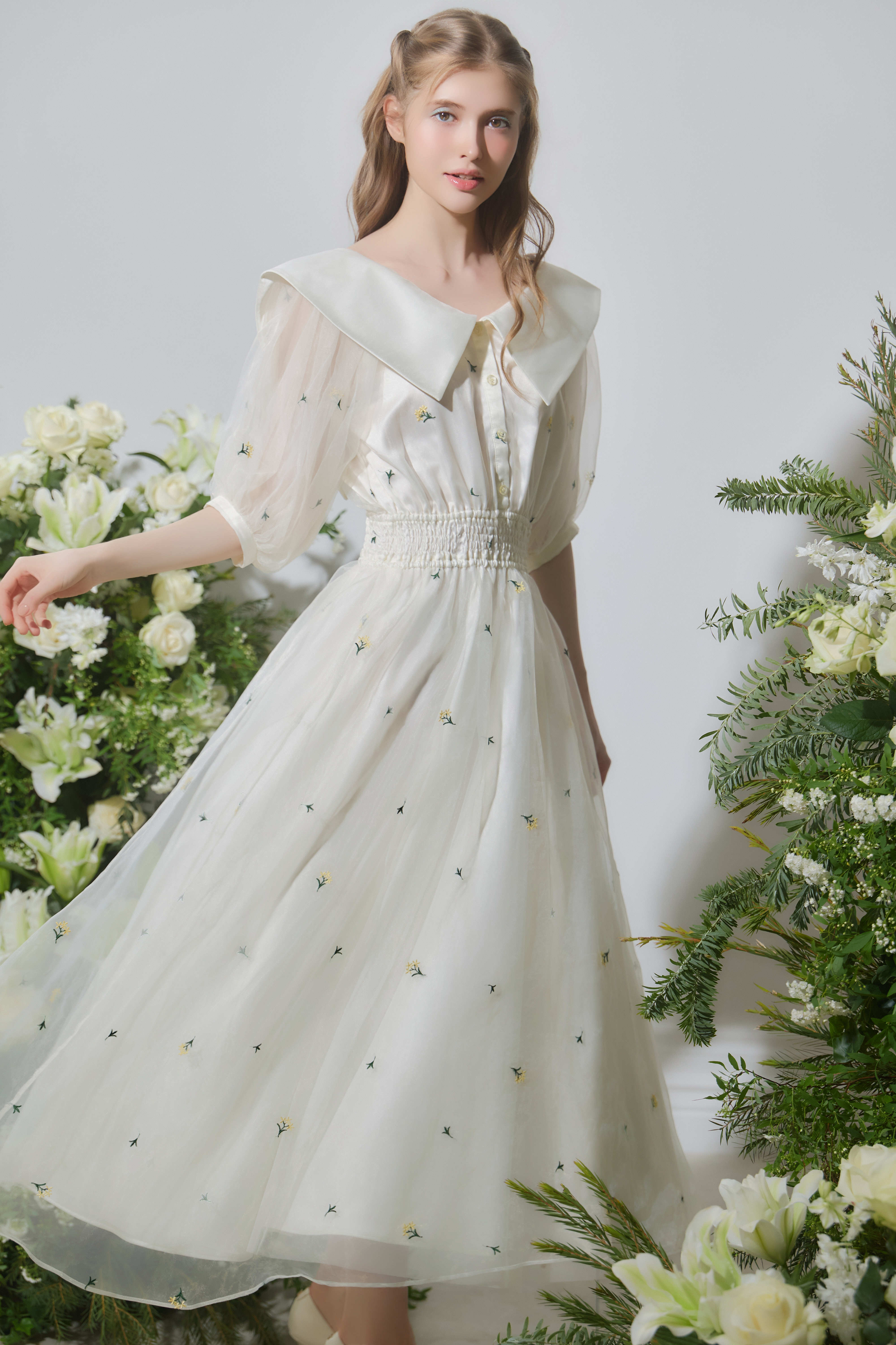 Blooming Organza Dress